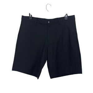 SwissTech Mens Black Flat Front Sport Golf Shorts Size 38 Polyester